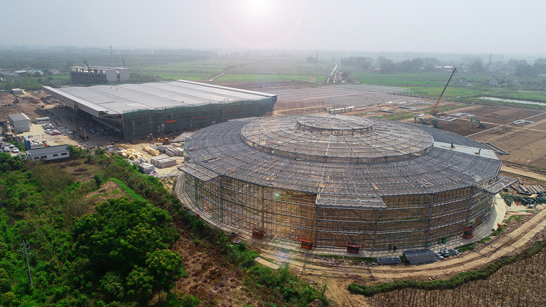 朗坤農(nóng)科園項(xiàng)目建設(shè)現(xiàn)場
